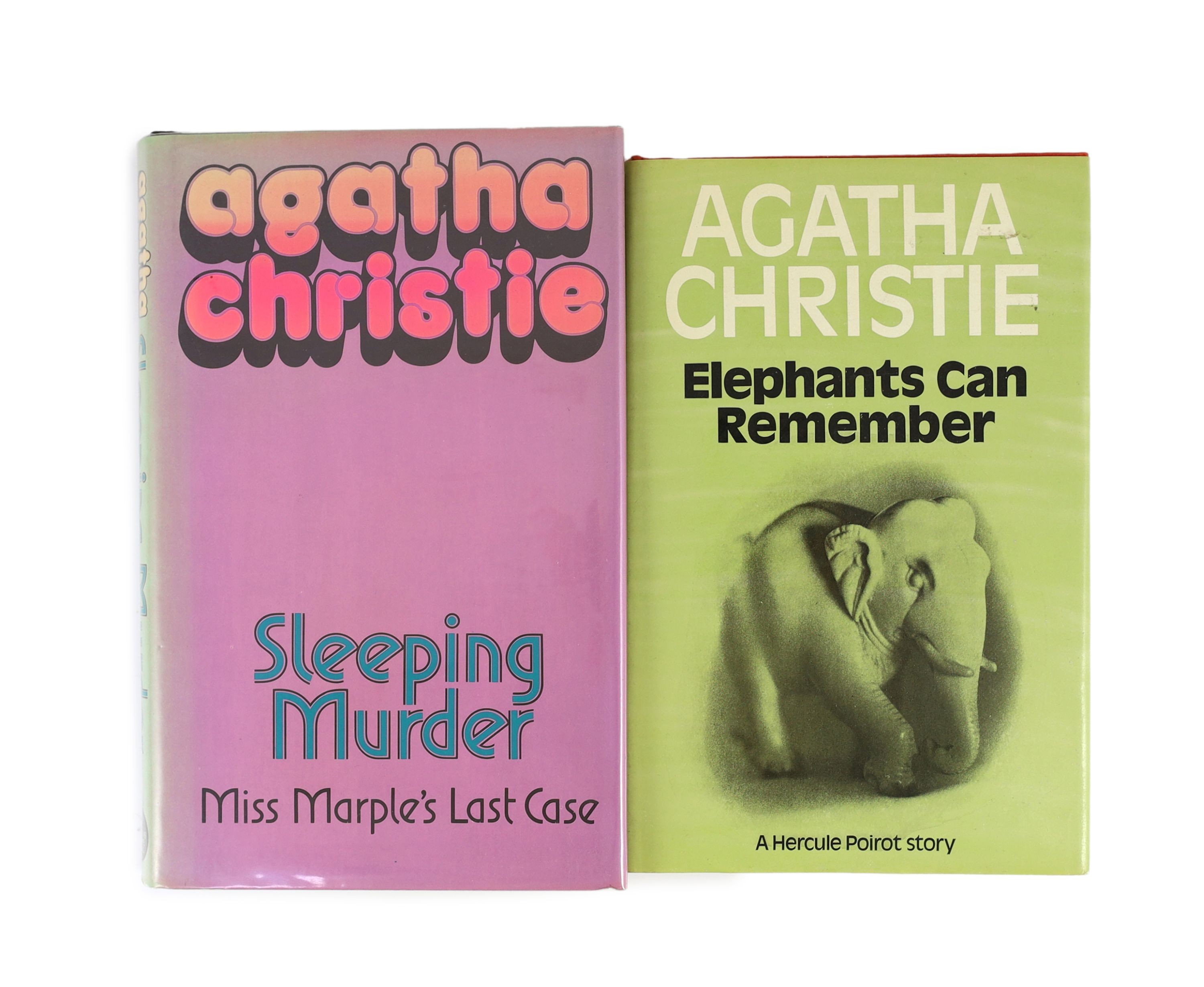 Christie, Agatha -Two works - Elephants Can Remember, 1st edition